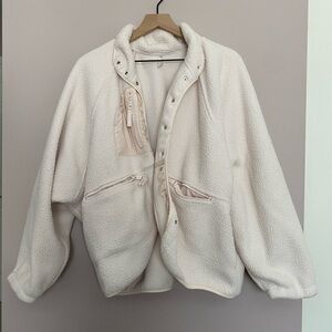 Free People Movement Hit the Slopes Fleece Crop Jacket